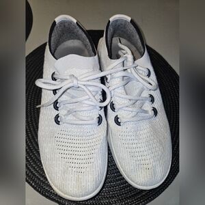 Allbirds White/Gray Knit Sneakers